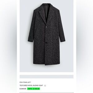 Zara Gray Pea Coat